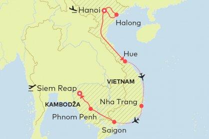 ITINERÁR 1 Odlet do Hanoja (Pondelok) LIETADLO Odlet k juhočínskemu moru. Našim cieľom je metropola severného Vietnamu.