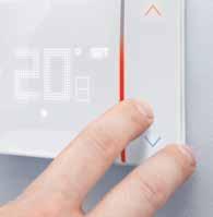 Jednoduchým dotknutím sa zariadenia môžete aktivovať vykurovanie alebo chladenie a nastaviť