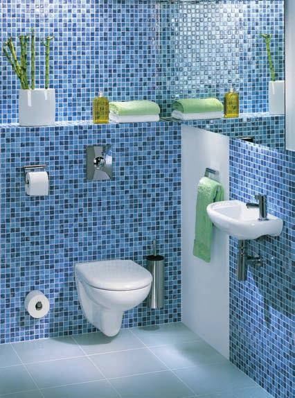 Pre malé kúpeľne a WC 66 66 160 cm 90 cm WC závesné s menšou dľžkou 50 cm nijako neznižuje pohodlie.