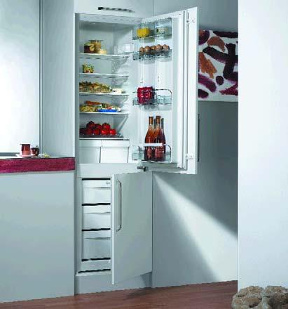 Automatické rozmrazovanie chladničky Celková kapacita 205 l (188 / 17 l) Rozmery: 1225 x x 545 mm Spotreba energie: 0,66  TFI 130