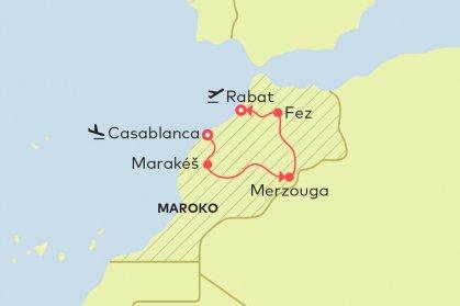 CASABLANCA: najväčšie mesto Maroka je miestom, kde sa zarábajú peniaze, kde vrčí ekonomický motor Maroka. Náš prvý dotyk s krajinou nás zavedie k mešite Hasana II.