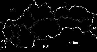 16. Do slepej mapy Slovenska zaznač bodom a označ písmenom (a-d) polohu uvedených, verejnosti sprístupnených jaskýň a ich názov podľa ich nižšie uvedenej polohy (za zaznačenie s odchýlkou ± 0,5 cm