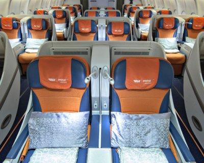 business class letmi spoločnosti Aeroflot.