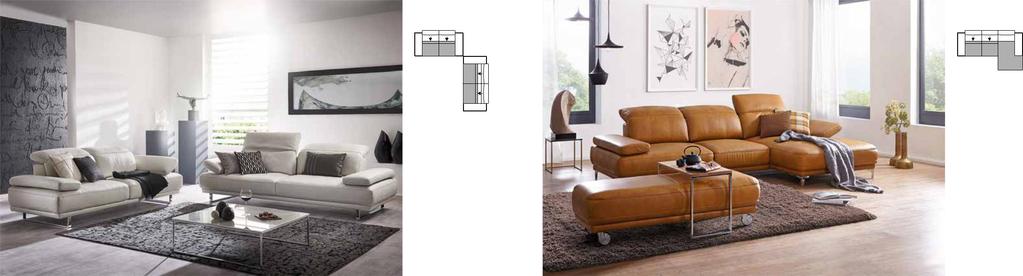 shadoow ukážky obývacích izieb kombinácia pohoviek N 75 - NL 90 rohová kombinácia NL