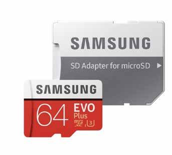 60 MB/s Class 10 UHS-I U3 1061597 Pamäťová karta SAMSUNG MICROSDXC 64GB EVO PLUS SD
