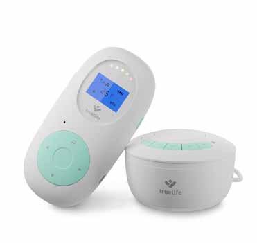rodičovskú jednotku napája sieť (230 V) detskú jednotku napája sieť (230 V) s displejom senzor teploty obojstranný prenos regulácia hlasitosti