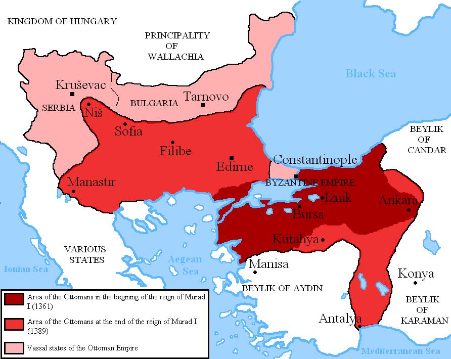 Osmanské územie po
