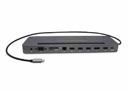 s akýmkoľvek notebookom vybaveným USB-C portom * alebo Thunderbolt 3 (60 cm integrovaný kábel je dostatocne dlhý pre pripojenie všetkých notebooku s obrazovkou do veľkosti 15 "), * port musí mať