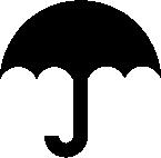 Dáždnik Indikuje, že dažďový senzor prerušil zavlažovanie Prečiarknutý dáždnik Indikuje manuálne