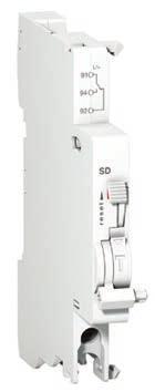 Elektrické príslušenstvo pre AFDD Signalizácia Príslušenstvo OF SD OF+SD/OF OF+SD24 Typ Pomocný kontakt Zap/Vyp Kontakt signaliz. vyp. poruchou Dvojitý vyp/zap alebo poruchový signaliz.