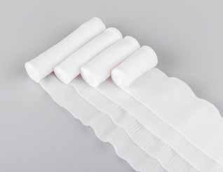 Vysoká elasticita aj pri dlhšom používaní. MEDI-CREP is a highly elastic fixation bandage made from polyester. Soft fabric with a fine porous structure with approximately 100% elasticity.