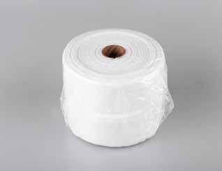 Ošetrovanie rán / Wound care Gáza skladaná v páse je vyrobená zo 100% bavlny s hustotou 17 nití / cm 2 skladanej v štyroch vrstvách.