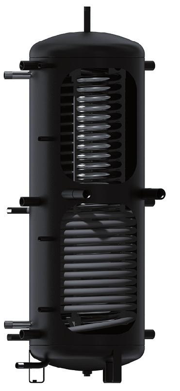 Špirála Elektrická odporová špirála je vhodná na dohrev vody v zásobníku, pokiaľ výkon slnečných kolektorov nepostačuje.