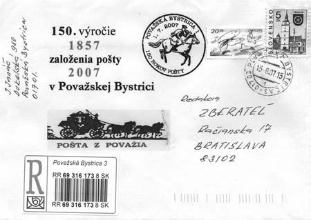 K recenzii publikácie Dejiny pošty v Považskej Bystrici a o ďalších akciách pri príležitosti jej 150. výročia, nám poslal doplňujúcu informáciu pán J. Janáč.
