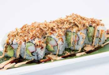 Uramaki classici Roll di riso farcito con salmone e avocado