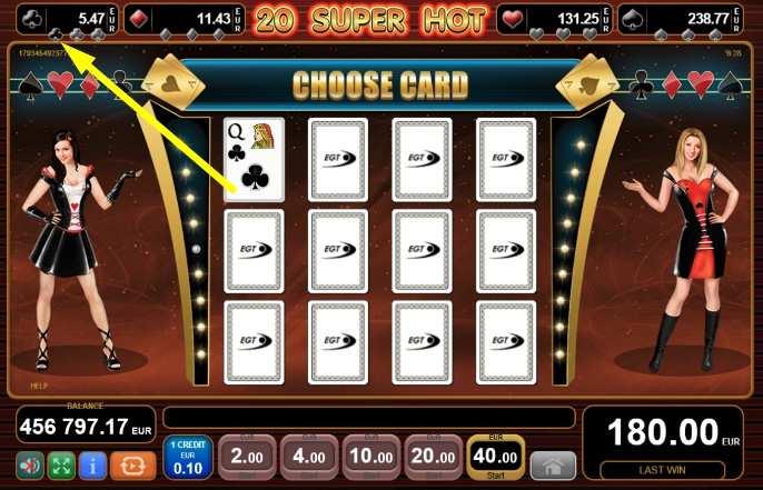 Začiatok bonusovej hry: v stredovej časti obrazovky je 12 zakrytých kariet, nad nimi sú v štyroch paneloch jednotlivé jackpotové úrovne.