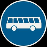 13. 224 Značka označuje vyhradený pruh pre vozidlá pravidelnej verejnej dopravy osôb a prikazuje im ho prednostne použiť.