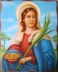 13. december Svätá Lucia Lucia sa narodila v Syrakúzach (Taliansko) bohatým rodičom a bola vychovávaná v kresťanskej viere. V detstve stratila otca a ako mladé dievča zasvätila život Bohu.