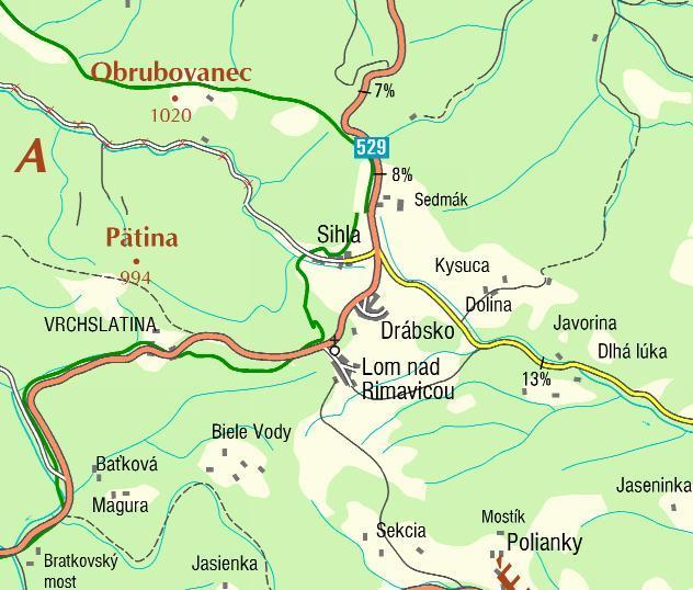 2.2 GEOGRAFICKÁ POLOHA OBCE Lom nad Rimavicou je vrchárska obec, ležiaca v severozápadnej časti Slovenského Rudohoria. Sever uzatvárajú Balocké vrchy a juhovýchod nadväzuje na Stolické vrchy.