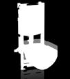 VÝŠKOVO NASTAVITEĽNÉ WC Montážny prvok Duofix na závesné WC s nádržkou Sigma 12 cm,