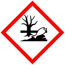 - 2/10 - Výstražný piktogram: Výstražné slovo: POZOR Výstražné upozornenia: H410 Veľmi toxický pre vodné organizmy, s dlhodobými účinkami.