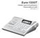 Euro-1000T Fiskálna registračná pokladnica Používateľská príručka verzia príručky 1.0