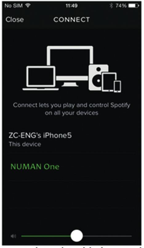 1. Stiahnite si aplikáciu Spotify na Váš smartfón, tablet (ios alebo Android) alebo počítač. 2. Pripojte Vaše rádio k rovnakej bezdrôtovej sieti, ku ktorej je pripojený Váš smartfón, tablet alebo PC.