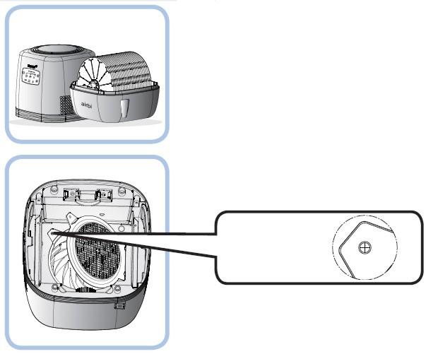 3.10 Údržba (oblasť ventilátora raz za rok) Čistiť oblasť ventilátora je nutné vždy, keď je zanesená nečistotami. Je nutné sa uistiť, aby pred začiatkom údržby bolo zariadenie odpojené od napájania.
