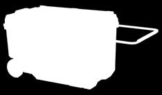bimateriálová teleskopická rukoväť Kovové nerezové pracky s očkami na uzamknutie boxu visiacim zámkom Nosnosť