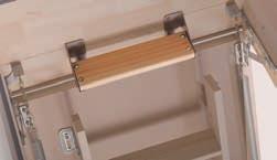 Nadstavba rámu LXN Nadstavba rámu vyrobená z borovicového dreva výborne ladí so skrinkou namontovaných podkrovných schodov, čím umožňuje aj estetické ukončenie otvoru v strope.