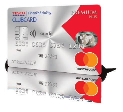 Zákaznícka linka Clubcard kreditnej karty Premium PLUS 0850 003 322 (Po Pi 8.00 18.00 hod.) www.itesco.