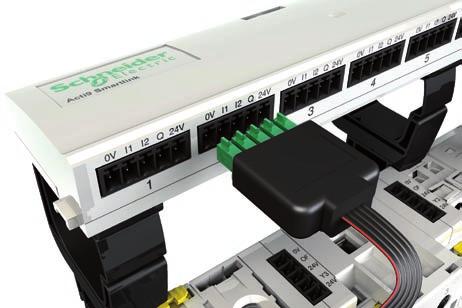 Ovládanie, diaľkové ovládanie, signalizácia Acti 9 Smartlink IEC/EN 61131- Acti 9 Smartlink prenáša údaje z prístrojov Acti 9 do PLC alebo riadiaceho systému prostredníctvom sériovej komunikačnej