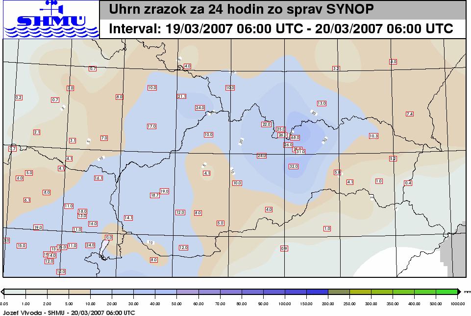 3 1.2. Morava - povodeň v marci 27 1.2.1. Meteorologická situácia Dňa 18.