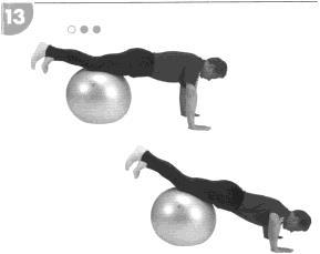Narovnanie chrbtice: ľahnite si na loptu pohodlne na