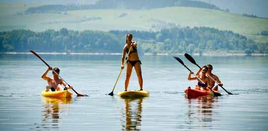Rafting na rieke Belá alebo Váh bude patriť k vašim nezabudnuteľným zážitkom. Vďaka aquazorbingu sa naučíte chodiť po vodnej hladine.