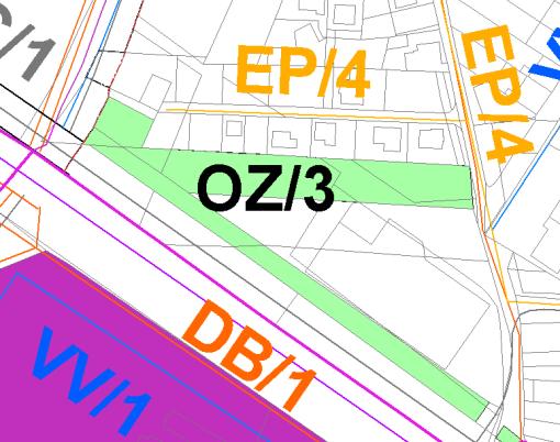 2 Komplexný urbanistický návrh/priestorové usporiadanie a funkčné využívanie územia, Územný plán mesta Hlohovec - úplné znenie po Zmenách a doplnkoch 2011- most (AUREX spol. s.r.o.) bez mierky, výrez