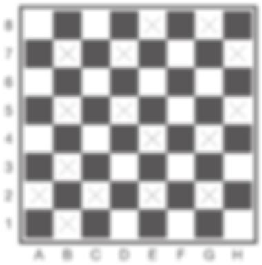 Aby sa mohol zaznamenať priebeh hry na šachovnici, má každé pole svoje označenie (a1 - a8 až h1 - h8). 64 polí tvoria vodorovné rady 1-8 a zvislé stĺpce a - h.