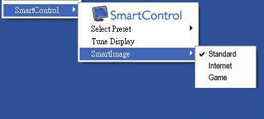 Tune Display (Jemné nastavenie zobrazenia) - týmto sa otvorí ovládací panel systému SmartControl Lite.