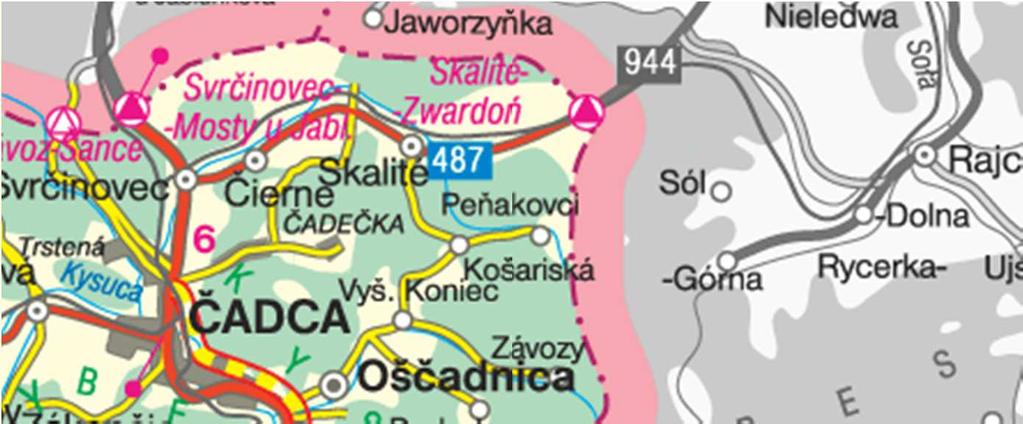 Poloha obce: Obec Oščadnica leží v Slovenských Beskydách v doline potoka Oščadnica. Celková výmera územia obce je 5 863 ha. Intravilán obce leží v nadmorskej výške od 474 m 