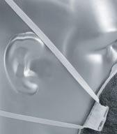 výdychový ventil znižuje teplotu a vlhkosť vnútri masky optimalizovaný dizajn v oblasti nosa zaisťuje maximálnu kompatibilitu s