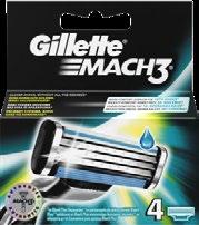 3 8ks/3čepele Gillette Mach 3