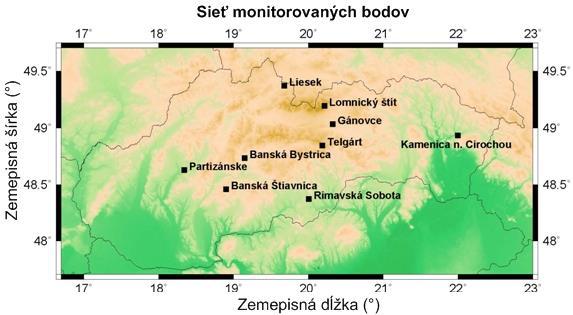 Bratislave Cieľ: identifikovať deformáciu zemského povrchu aplikáciou