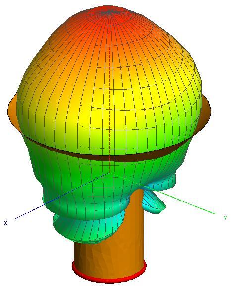 Je potrebné poznamenať, že simulácia modelu antény Discone antenna (obr.