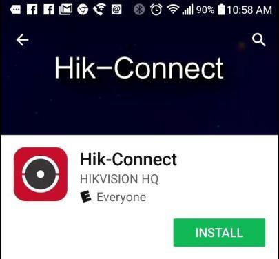 (1) Vyhľadajte aplikáciu Hik-Connect v Google Play Store (Obr. 1) alebo App Store (Obr. 2).