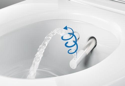 S automatickým a tichým odsávaním zápachu sa nepríjemné pachy zachytávajú už vo vnútri WC misy a odstraňujú sa prostredníctvom keramického voštinového filtra.