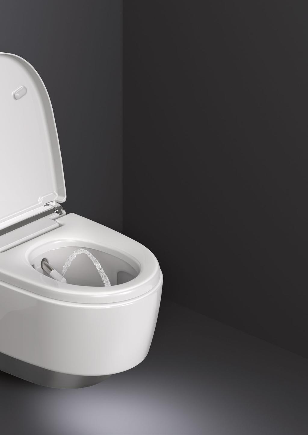 DO VEĽKEJ MIERY BEZDOTYKOVÉ Kryt WC sa vďaka senzoru priblíženia otvára a zatvára automaticky.