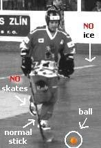HOKEJBAL - HISTÓRIA Už v roku 1974 vznikol v Kanade športový zväz Ontario Ball Hockey Association a v