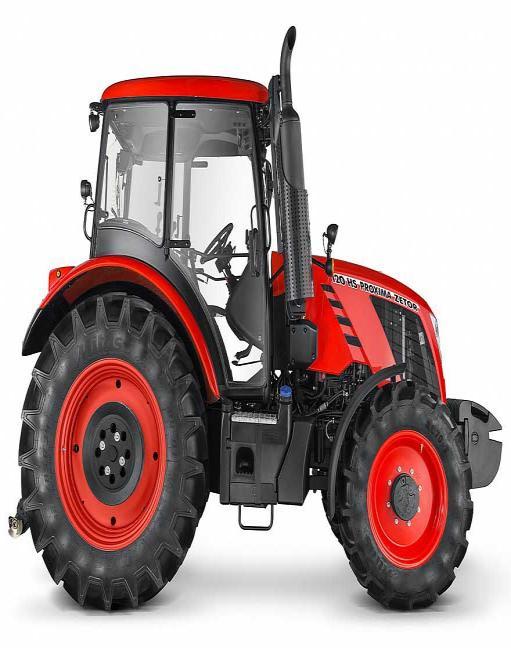 Traktor ZETOR PROXIMA CL 100 Technické parametre a rozmery stroja: - nový nepoúživaný - náhon 4x4 - motor Zetor, typ 1205, výkon 70,4/95,7 kw/ HP, s turbodúchadlom, obsah 4156 cm3 - prevodovka
