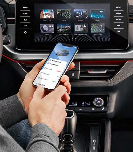 A navyše sú všetky inštalované aplikácie, ktoré disponujú certifikátom pre bezpečné používanie v automobiloch, kompatibilné so systémami MirrorLink, Apple CarPlay alebo Android Auto.