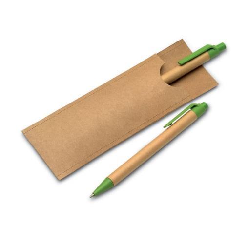Kód: MO7620 Názov: GREENSET Popis: Sada ceruzky a pera z papiera.